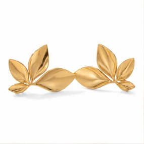 Lierre bladörhängen i guld