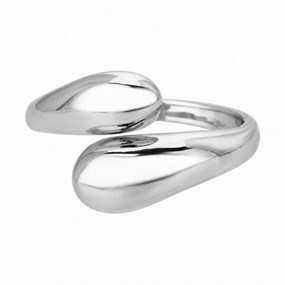 Sculptura öppen ring i silver